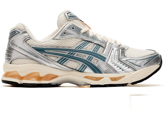 ASICS Gel-Kayano 14 Birch Pure Silver Teal Gold