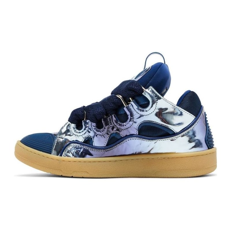 Lanvin Curb Sneaker Specchio Degrade Effect Cornflower