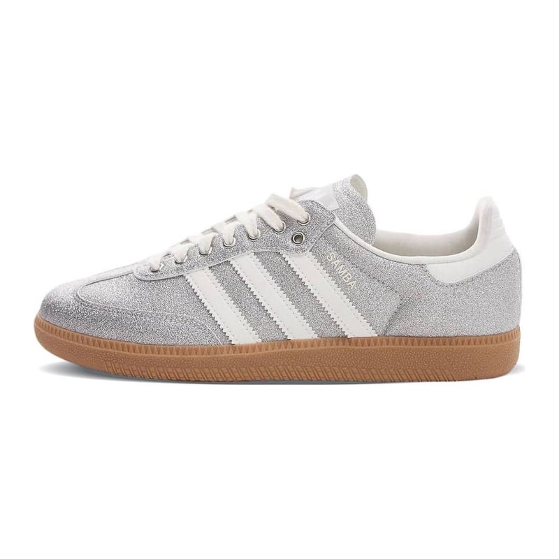 adidas Samba Shine Silver Metallic (Women's)